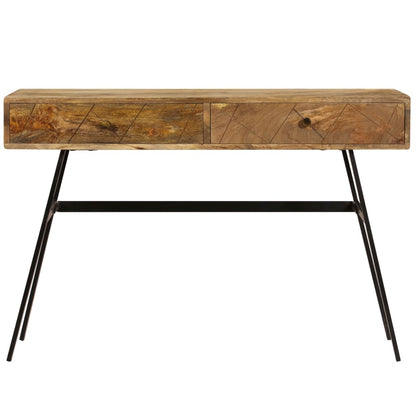 Schrijftafel Met Lades 110X50X76 Cm Massief Mangohout