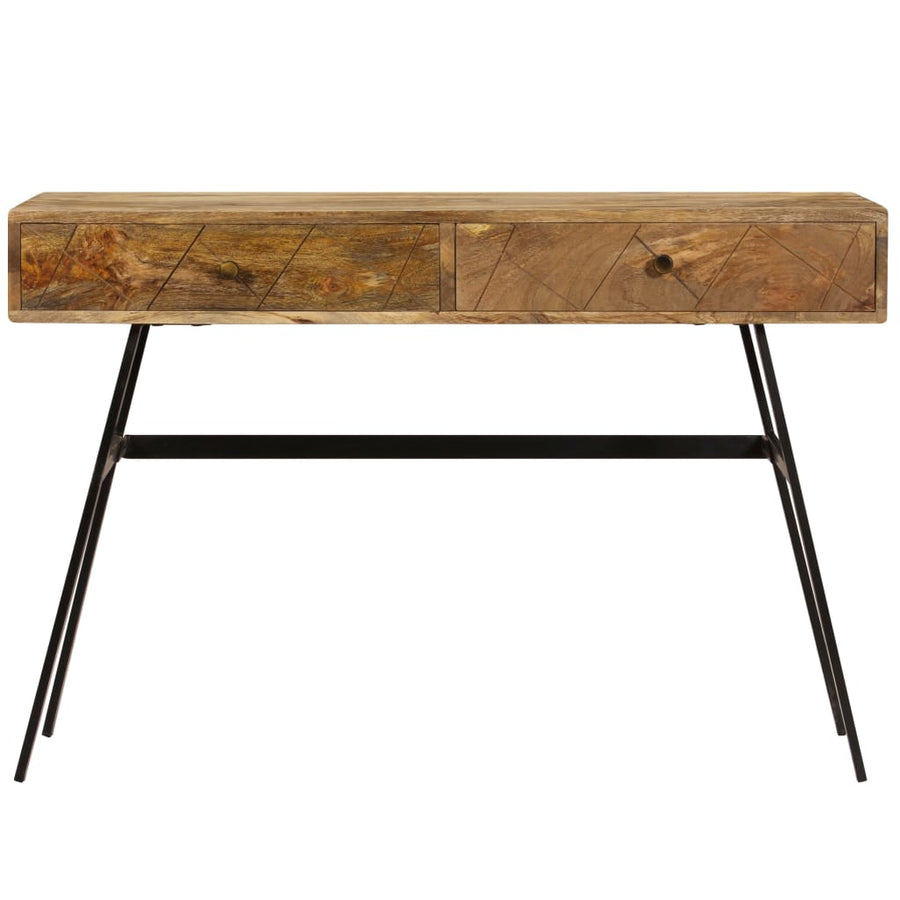 Schrijftafel Met Lades 110X50X76 Cm Massief Mangohout