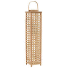 Lantaarnhouder bamboe 19.5x19.5x84 cm