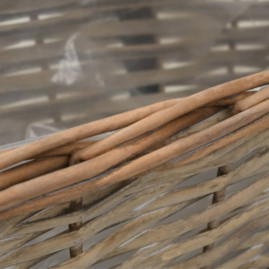 Balkonbakken 40 Cm Wicker Met Pe-Voering 40 x 16 x 13 cm