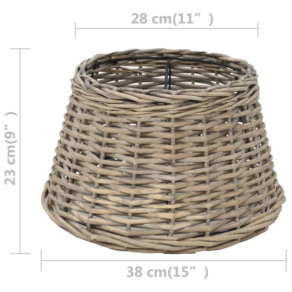 Lampenkap Wicker Naturel 38 x 23 cm