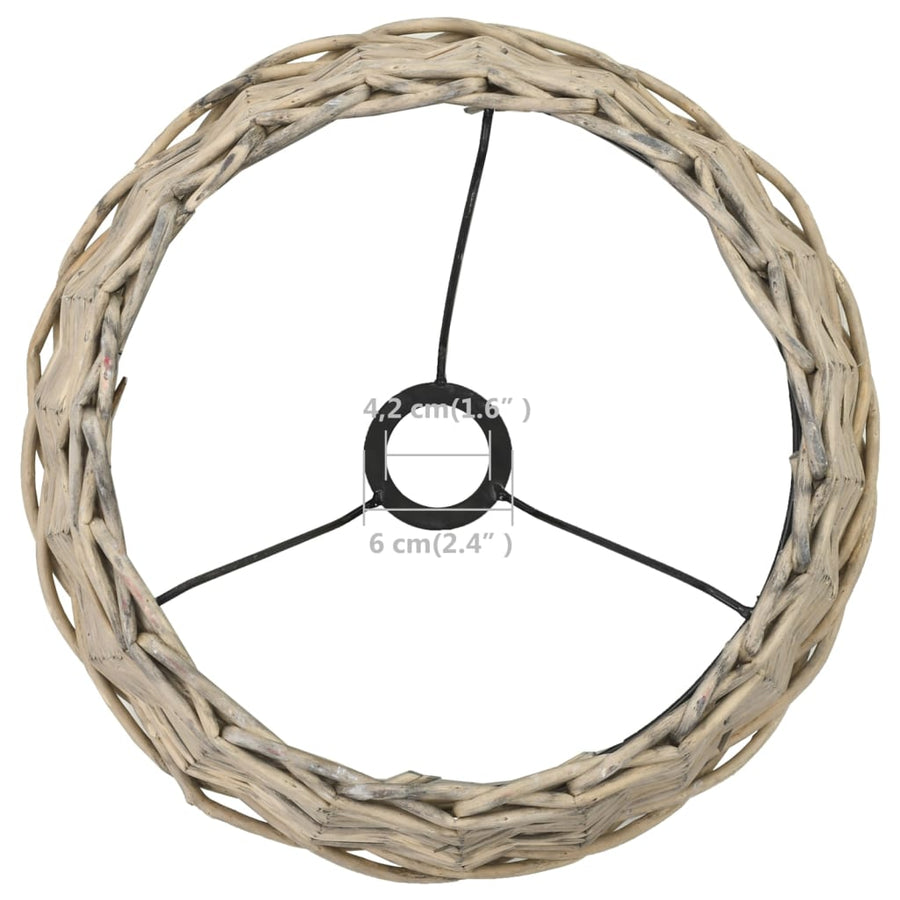 Lampenkap Wicker Naturel 38 x 23 cm