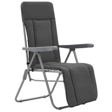Tuinstoelen Met Kussen Inklapbaar Grijs