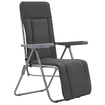 Tuinstoelen Met Kussen Inklapbaar Grijs