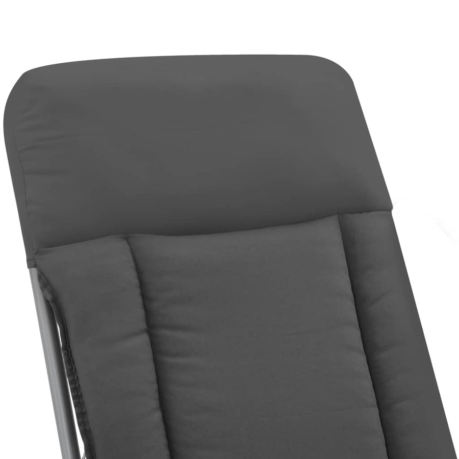 Tuinstoelen Met Kussen Inklapbaar Grijs