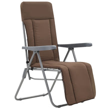 Tuinstoelen Met Kussen Inklapbaar Bruin