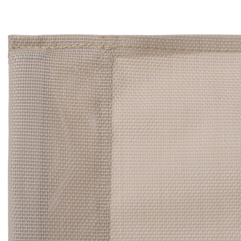 4-Delige Loungeset Stof En Staal Crèmekleurig
