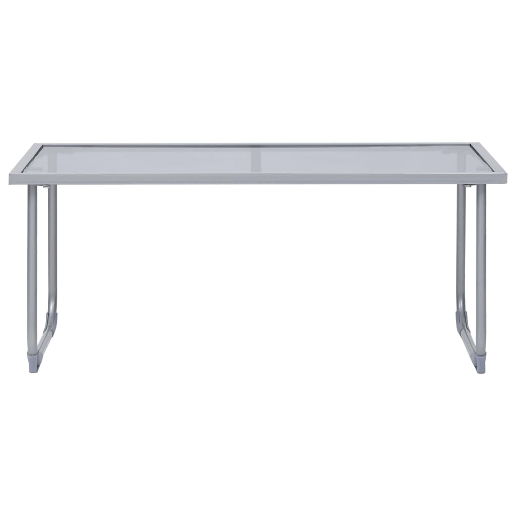 4-Delige Loungeset Stof En Staal Taupe
