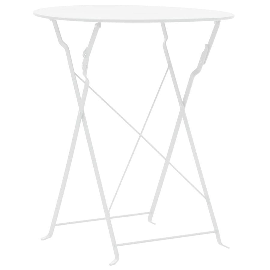 3-Delige Bistroset Staal Wit