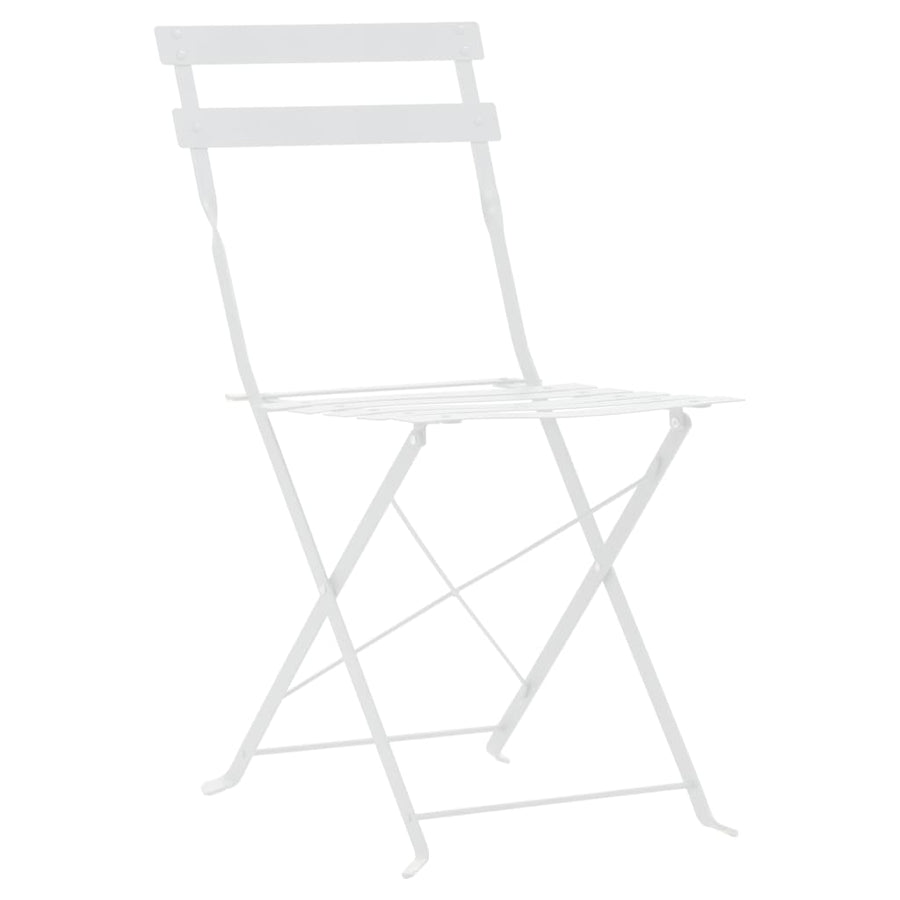 3-Delige Bistroset Staal Wit