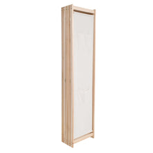 Kamerscherm Met Panelen 200X170X4 Cm Stof 5 Crème