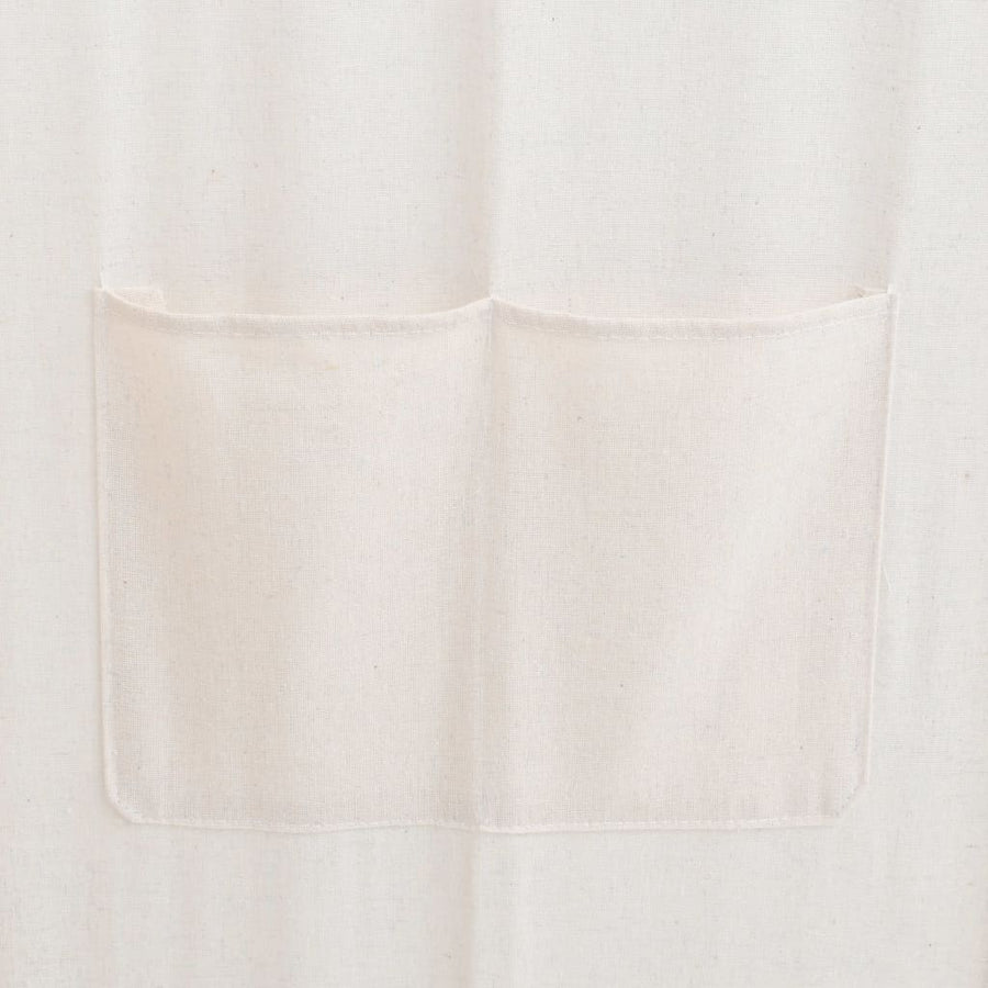Kamerscherm Met Panelen 200X170X4 Cm Stof 5 Crème