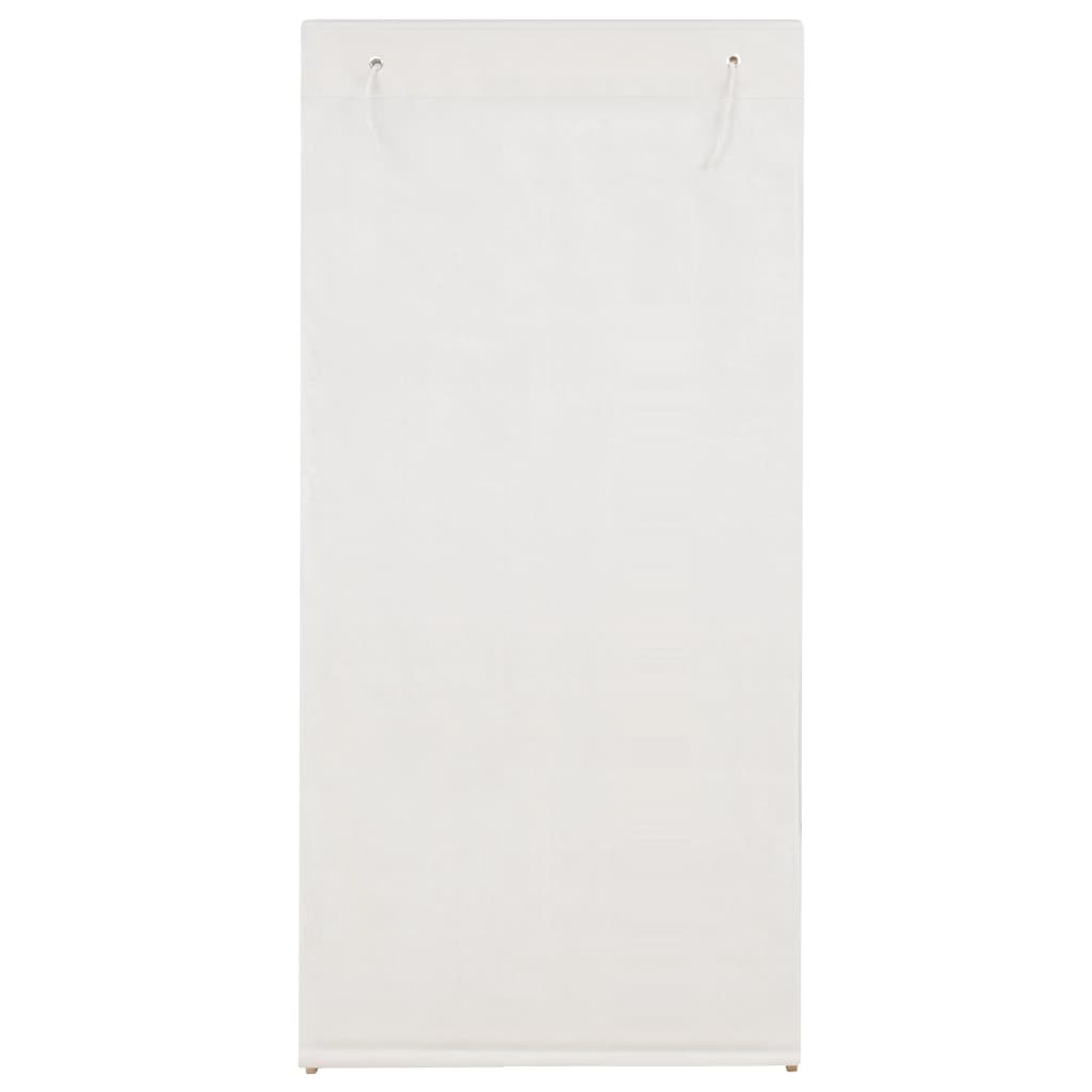 Kledingkast 3-Laags 79X40X70 Cm Wit