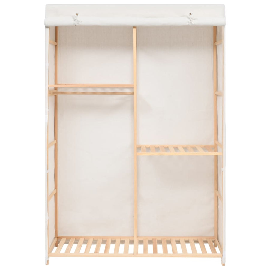 Kledingkast 3-Laags 0X40X70 Cm Wit
