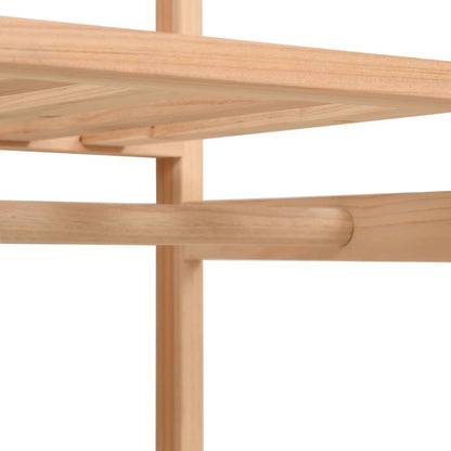 Kledingkast 3-Laags 0X40X70 Cm Wit