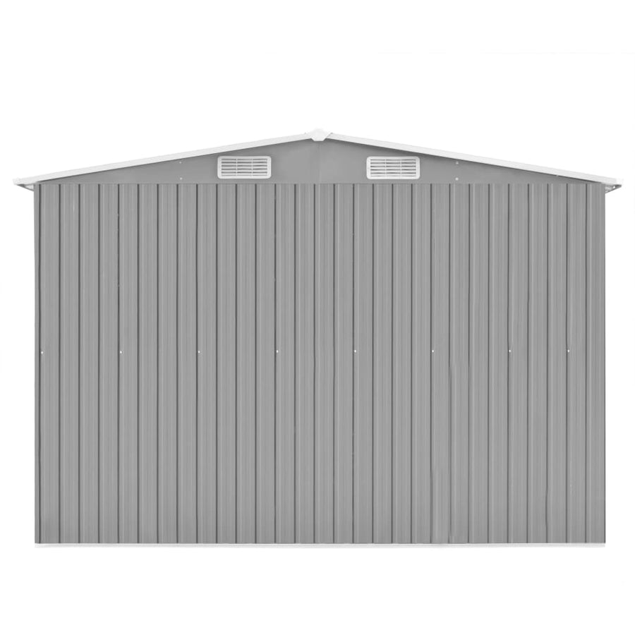 Tuinschuur Metaal 257 x 298 x 178 cm Grijs