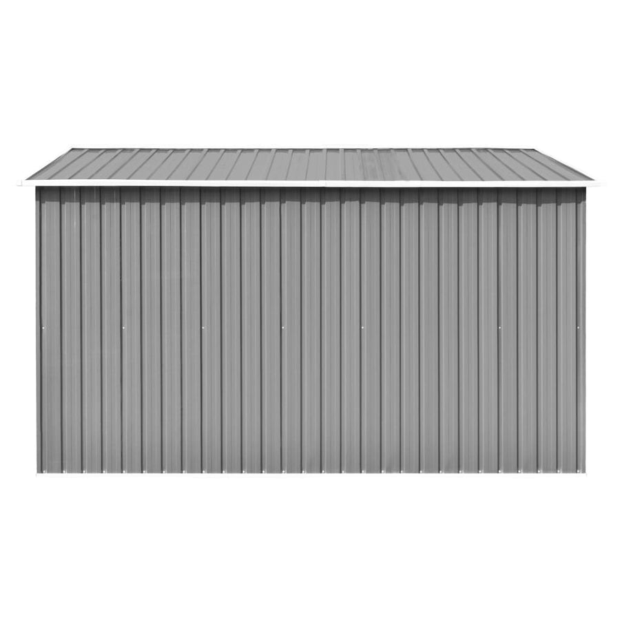 Tuinschuur Metaal 257 x 298 x 178 cm Grijs