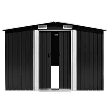 Tuinschuur Metaal Kleurig 257 x 298 x 178 cm Antraciet