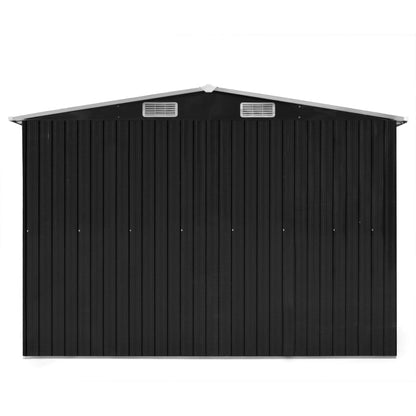 Tuinschuur Metaal Kleurig 257 x 298 x 178 cm Antraciet
