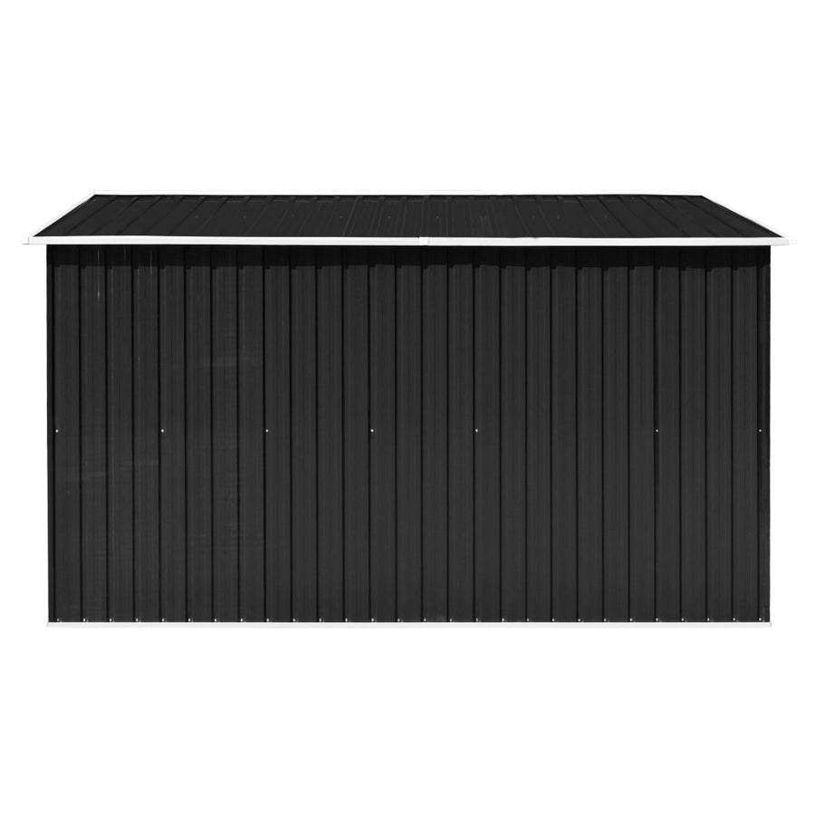 Tuinschuur Metaal Kleurig 257 x 298 x 178 cm Antraciet