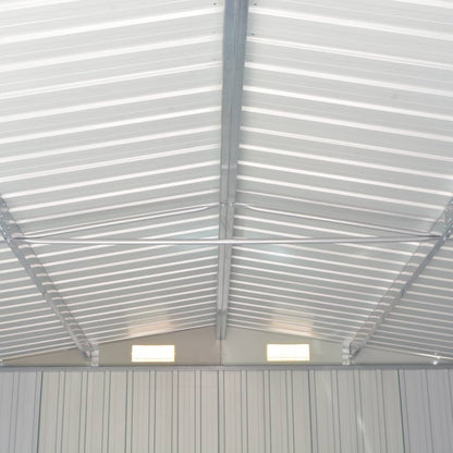 Tuinschuur Metaal Kleurig 257 x 298 x 178 cm Antraciet