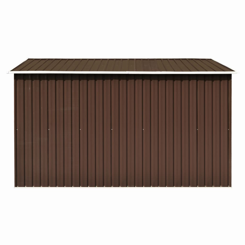 Tuinschuur Metaal 257 x 298 x 178 cm Bruin