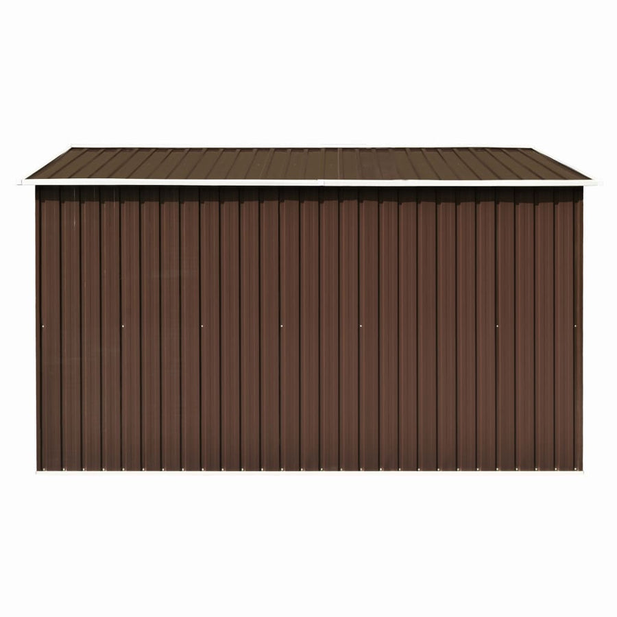 Tuinschuur Metaal 257 x 298 x 178 cm Bruin