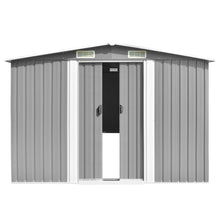 Tuinschuur Metaal 257 x 392 x 181 cm Grijs