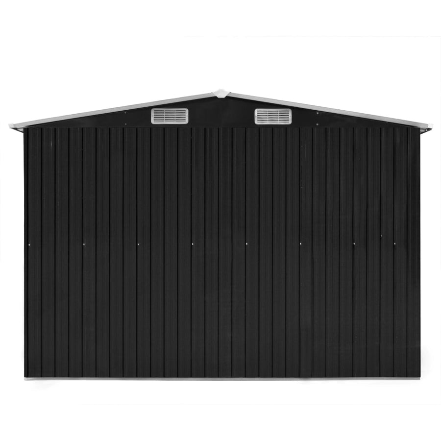 Tuinschuur Metaal Kleurig 257 x 392 x 181 cm Antraciet