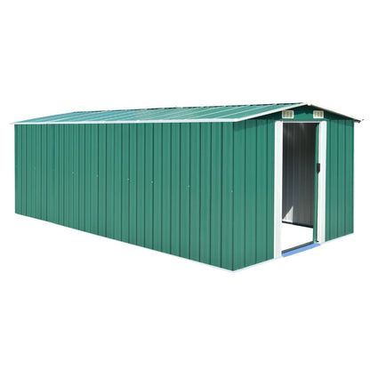 Tuinschuur Metaal 257 x 489 x 181 cm Groen