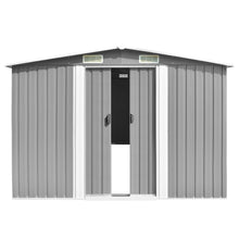 Tuinschuur Metaal 257 x 489 x 181 cm Grijs