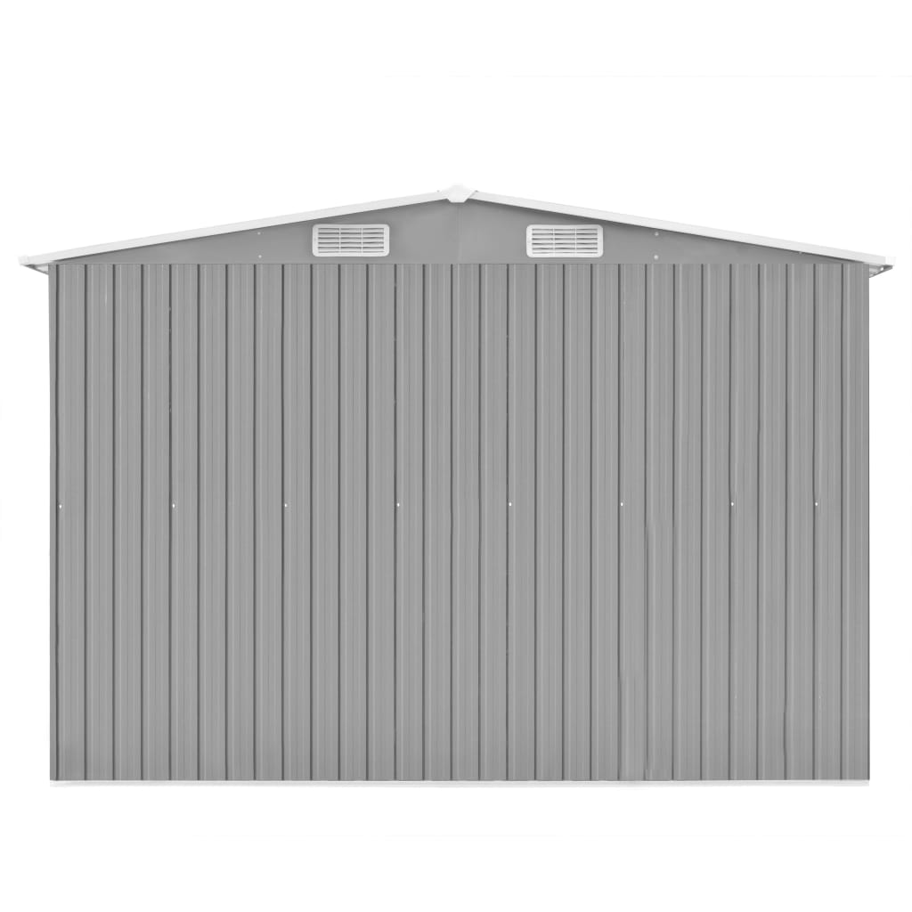 Tuinschuur Metaal 257 x 489 x 181 cm Grijs