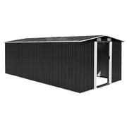 Tuinschuur 257x489x181 cm metaal antraciet