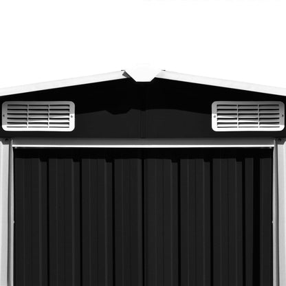 Tuinschuur Metaal Kleurig 257 x 489 x 181 cm Antraciet