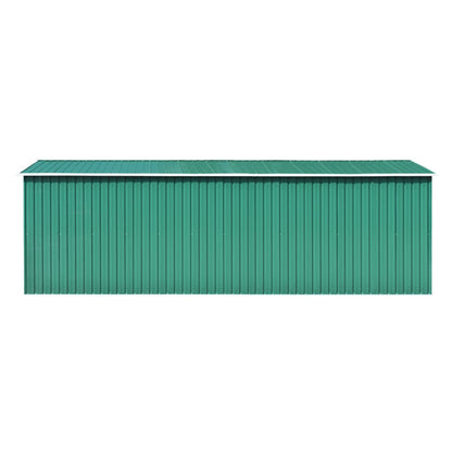 Tuinschuur Metaal 257 x 580 x 181 cm Groen