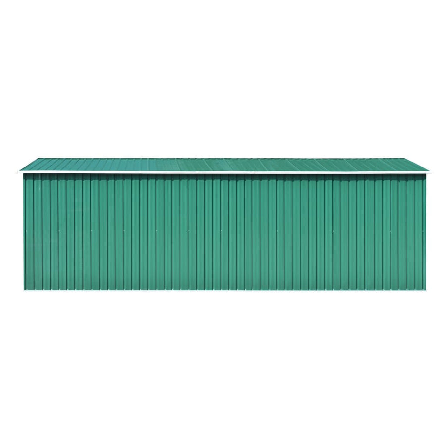 Tuinschuur Metaal 257 x 580 x 181 cm Groen