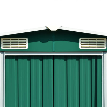 Tuinschuur Metaal 257 x 580 x 181 cm Groen