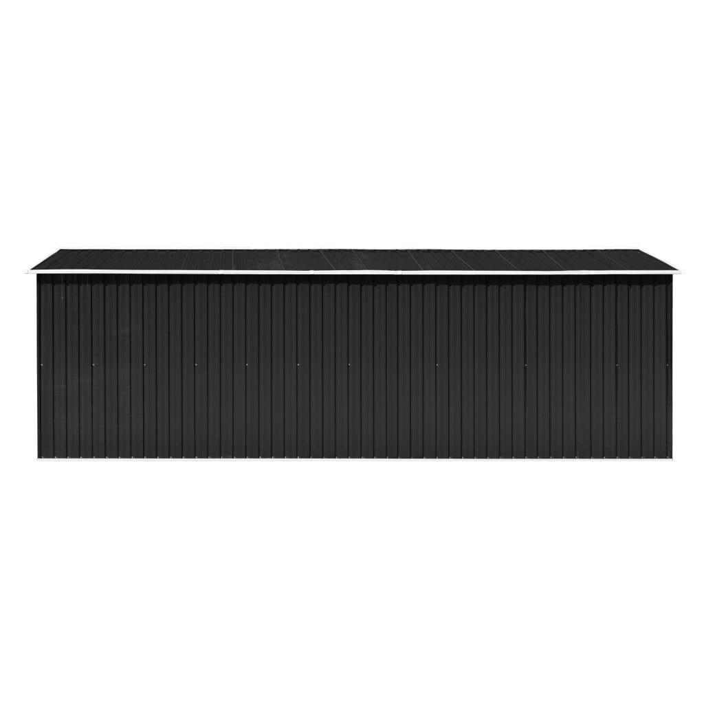 Tuinschuur Metaal Kleurig 257 x 580 x 181 cm Antraciet