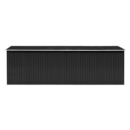 Tuinschuur Metaal Kleurig 257 x 580 x 181 cm Antraciet