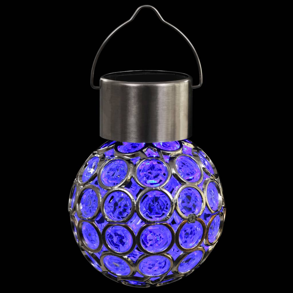 Solarlamp hangend 8 st LED's RGB