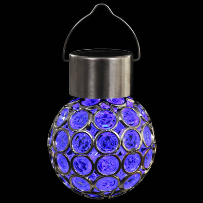 Solarlamp hangend 8 st LED's RGB