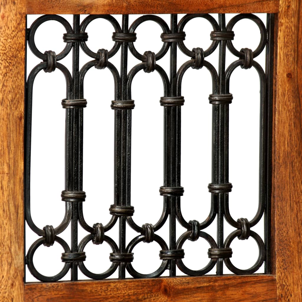 Eetkamerstoelen 4 St Massief Hout Met Sheesham Afwerking