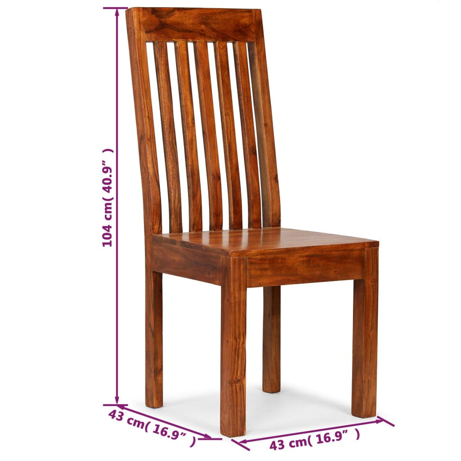 Eetkamerstoelen Massief Hout Modern 4