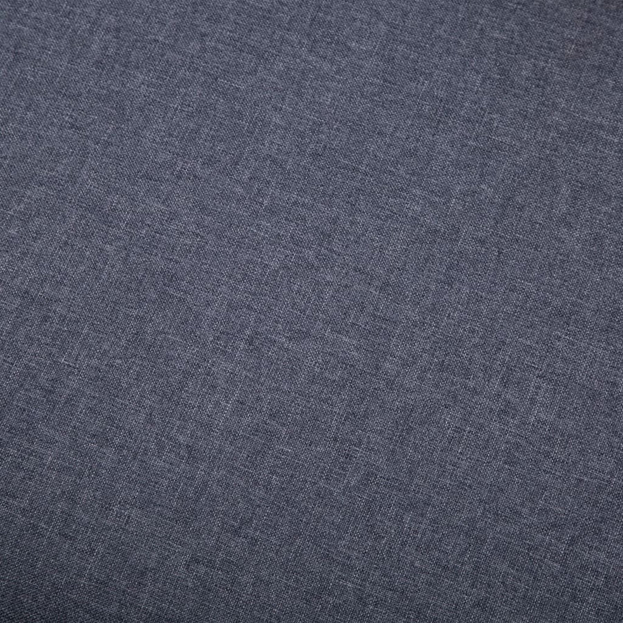 Voetenbank 73X43X42 Cm Stoffen Bekleding Donkergrijs