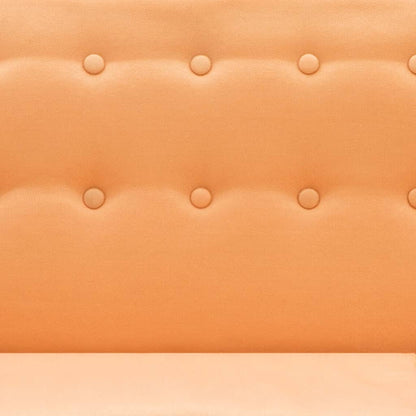 Bank L-Vormig 171,5X138X81,5 Cm Stof Oranje orange