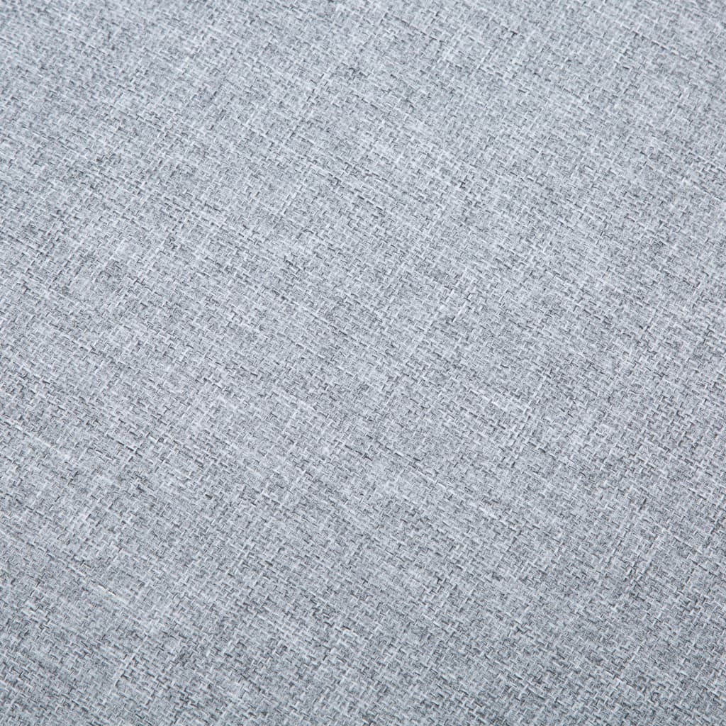 Bank L-Vormig 171,5X138X81,5 Cm Stoffen Bekleding Lichtgrijs