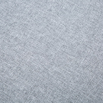 Bank L-Vormig 171,5X138X81,5 Cm Stoffen Bekleding Lichtgrijs