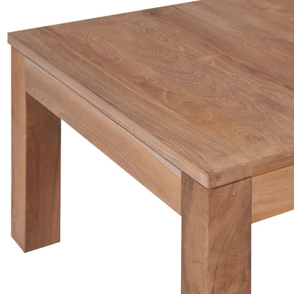 Salontafel 60X60X40 Cm Teakhout Met Natuurlijke Afwerking 60 cm