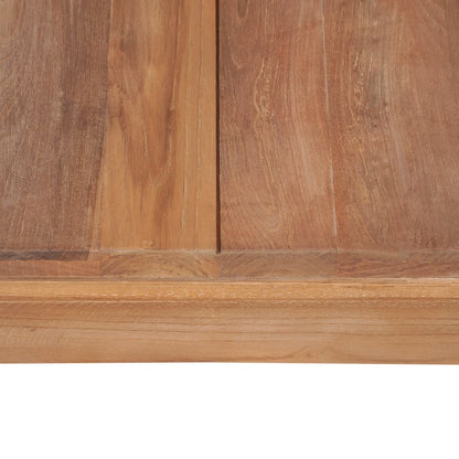 Salontafel 60X60X40 Cm Teakhout Met Natuurlijke Afwerking 60 cm