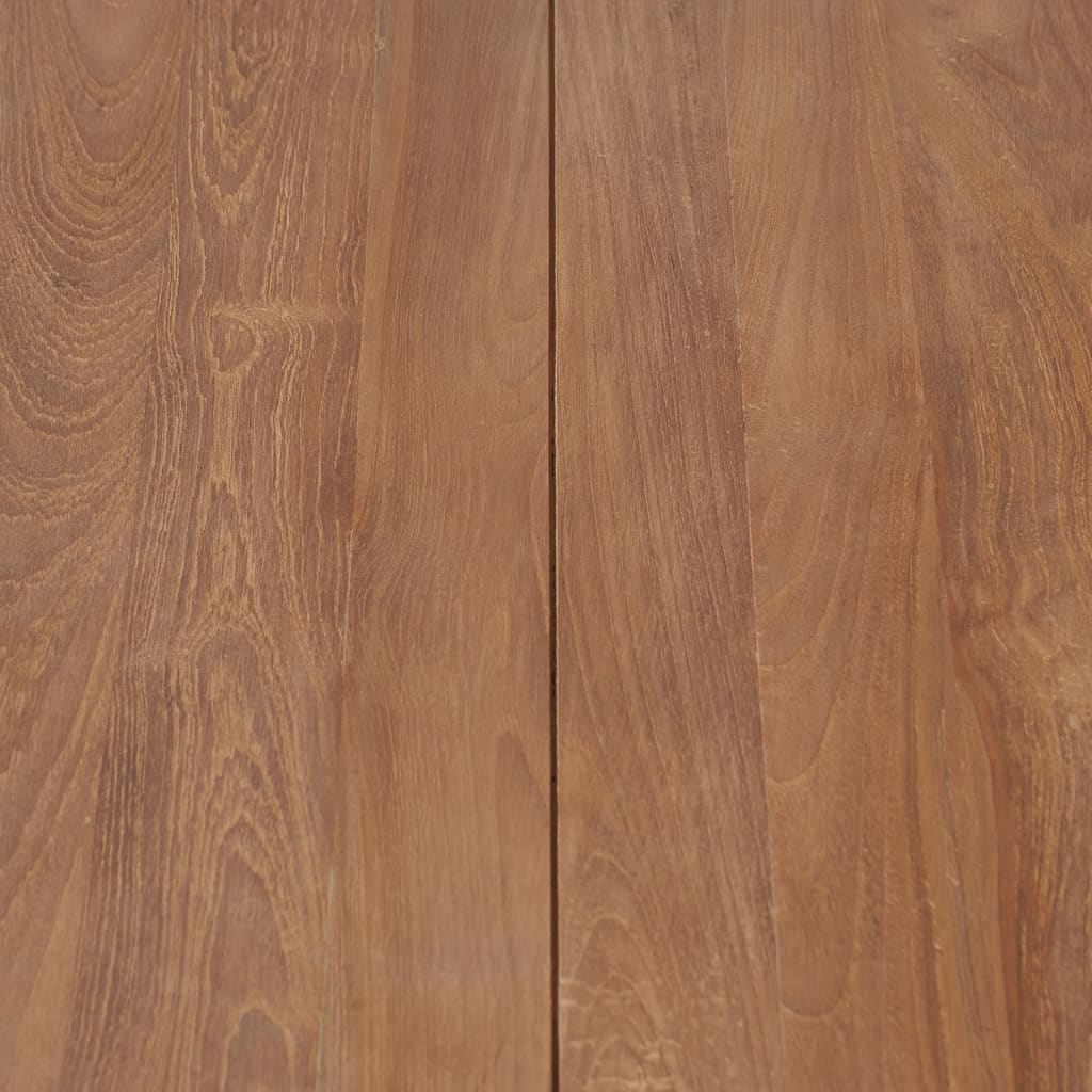 Salontafel 60X60X40 Cm Teakhout Met Natuurlijke Afwerking 60 cm